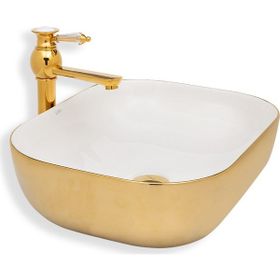 Lena E-8125 Tezgah Üstü Porselen Lavabo