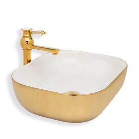 Lena E-8125 Tezgah Üstü Porselen Lavabo