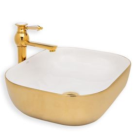 Lena E-8125 Tezgah Üstü Porselen Lavabo