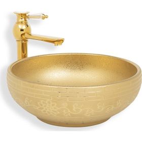 Lena E-8127 Tezgah Üstü Porselen Lavabo