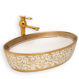 Lena E-8130 Tezgah Üstü Porselen Lavabo