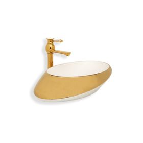 Lena E-8132 Tezgah Üstü Porselen Lavabo