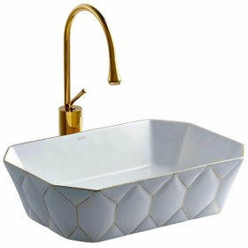 Lena E-8141 Altın Tezgah Üstü Lavabo