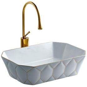 Lena E-8141 Altın Tezgah Üstü Lavabo