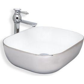 Lena E-8225 Tezgah Üstü Porselen Lavabo