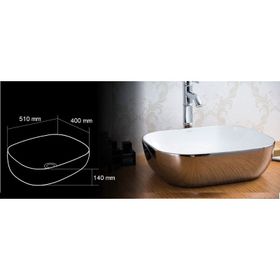 Lena E-8225 Tezgah Üstü Porselen Lavabo