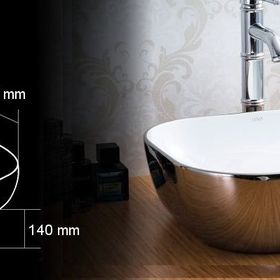 Lena E-8225 Tezgah Üstü Porselen Lavabo