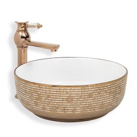 Lena E-8301 Tezgahüstü Porselen Lavabo