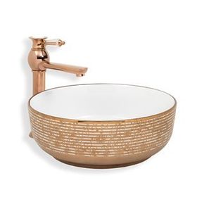 Lena E-8301 Tezgahüstü Porselen Lavabo