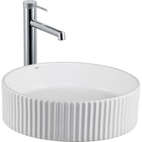 Lena E-W1001MB Beyaz Tezgahüstü Lavabo