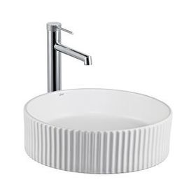 Lena E-W1001MB Beyaz Tezgahüstü Lavabo