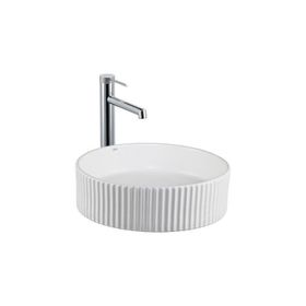 Lena E-W1001MB Beyaz Tezgahüstü Lavabo
