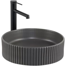 Lena E-W1001MF Mat Füme Tezgah Üstü Lavabo