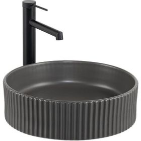 Lena E-W1001MF Mat Füme Tezgah Üstü Lavabo