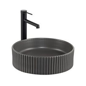 Lena E-W1001MF Mat Füme Tezgah Üstü Lavabo