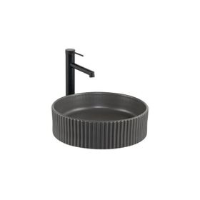 Lena E-W1001MF Mat Füme Tezgah Üstü Lavabo