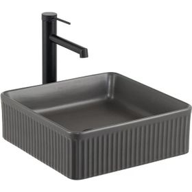 Lena E-W1003MF Mat Füme Tezgah Üstü Lavabo