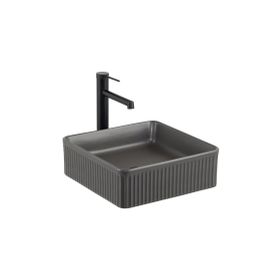 Lena E-W1003MF Mat Füme Tezgah Üstü Lavabo