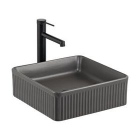 Lena E-W1003MF Mat Füme Tezgah Üstü Lavabo
