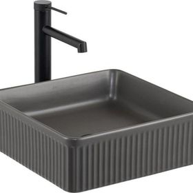 Lena E-W1003MF Mat Füme Tezgah Üstü Lavabo