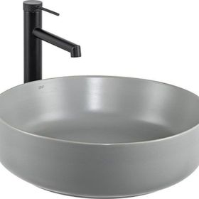 Lena E-W1201MG Mat Gri Tezgah Üstü Lavabo