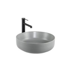 Lena E-W1201MG Mat Gri Tezgah Üstü Lavabo