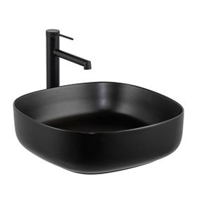 Lena E-W1203MS Mat Siyah Tezgah Üstü Lavabo