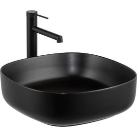 Lena E-W1203MS Mat Siyah Tezgah Üstü Lavabo