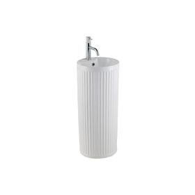 Lena E-W310MB Mat Beyaz Monoblok Lavabo
