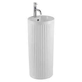 Lena E-W310MB Mat Beyaz Monoblok Lavabo