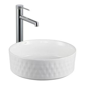 Lena E-W5001 Beyaz Tezgahüstü Lavabo