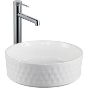 Lena E-W5001 Beyaz Tezgahüstü Lavabo