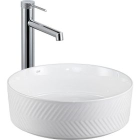 Lena E-W5002 Beyaz Tezgahüstü Lavabo
