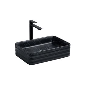Lena EH-4450M5 Siyah Tezgah Üstü Porselen Lavabo