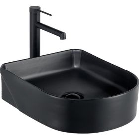 Lena EH-5110MS Mat Siyah Tezgah Üstü Lavabo