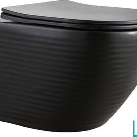 Lena ET-604 Mat Siyah Kapak Dahil Asma Klozet