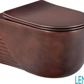 Lena ET-H5110C Bordo Kapak Dahil Asma Klozet