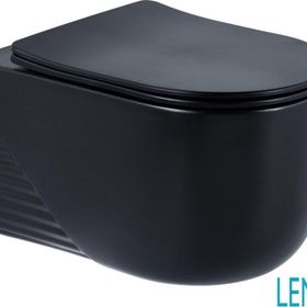 Lena ET-H5110MS Mat Siyah Kapak Dahil Asma Klozet