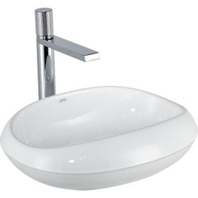 Lena EY-4710 Beyaz Tezgahüstü Lavabo