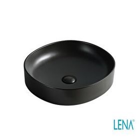 Lena EY-4711MS Mat Siyah Tezgahüstü Lavabo