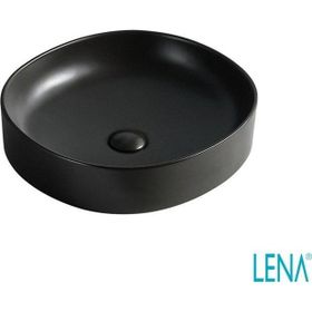 Lena EY-4711MS Mat Siyah Tezgahüstü Lavabo