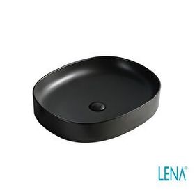 Lena EY-4712MS Mat Siyah Tezgahüstü Lavabo