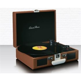 Lenco Classic Phono TT-120 Hoparlörlü Şarjlı Bluetoothlu Retro Pikap
