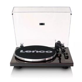 Lenco LBT-345WA Ahşap Ceviz Bluetooth ve Ortofon 2M Kırmızı Kartuşlu Pikap Plak Çalar