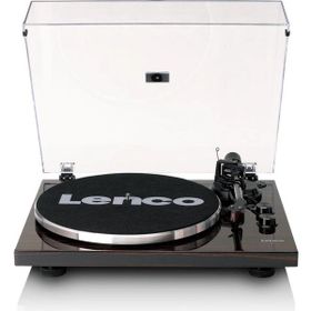 Lenco LBT-345WA Ahşap Ceviz Bluetooth ve Ortofon 2M Kırmızı Kartuşlu Pikap Plak Çalar