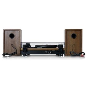 Lenco Ls-100Wd Harici Hoparlörlü Bluetoothlu Ahşap Pikap