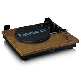 Lenco Ls-100Wd Harici Hoparlörlü Bluetoothlu Ahşap Pikap