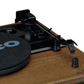 Lenco Ls-100Wd Harici Hoparlörlü Bluetoothlu Ahşap Pikap