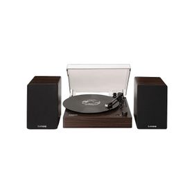 Lenco LS-200 Ahşap Harici Hoparlörlü Bluetooth Pikap