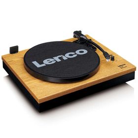 Lenco LS-300 Ahşap Harici Hoparlörlü Bluetooth Pikap